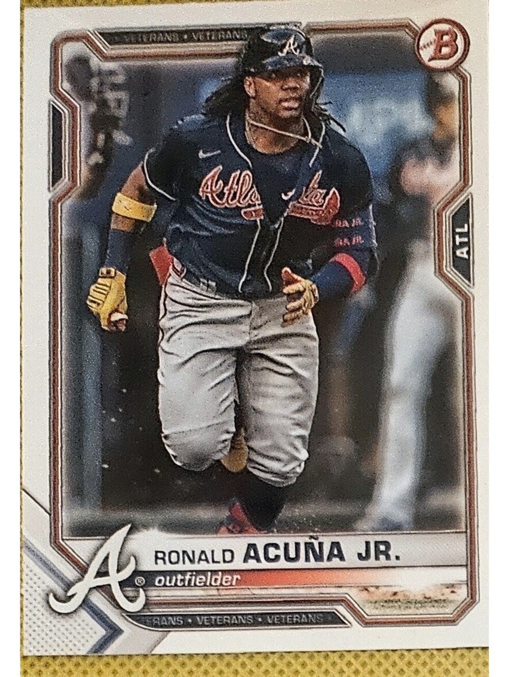 2021 Bowman Ronald Acuña Jr. Atlanta Braves #62